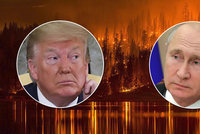 Trump volal Putinovi: S požáry vám pomůžeme. Zapojili se i šamani