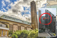 Teenager shodil dítě z věže londýnské galerie Tate Modern. Zasahuje i vrtulník