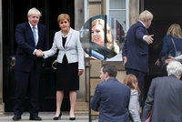 Johnson naštval premiérku Skotska. Jeho „vydřička“ zařizuje premiérský byt