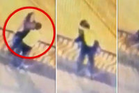 Šílenou smrt milenců zachytila kamera: Při vášnivém líbání se zřítili z mostu!
