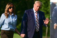 „K noze!“ Trump šokoval přivoláním Melanie, kritici mu vyčetli „ponižující gesto“