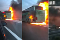 V Chorvatsku shořel český autobus! Uvnitř bylo 49 lidí