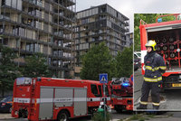 Evakuace na Žižkově: Byty muselo opustit 40 lidí, v domě hořel rozvaděč