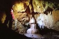 Jeskyně skrývala vzácný úkaz: Krápníkový útvar ve tvaru penisu!