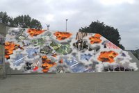 Zeď na Vltavské se pomaluje. Umělecká soutěž má své vítěze