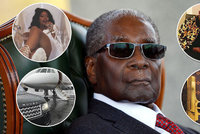 Diktátor Mugabe (†95) si užíval miliardového luxusu: 25 ložnic, zlaté pistole a tryskáče