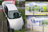 Český řidič havaroval v Polsku: Kvůli vysoké rychlosti skončil po smyku v příkopě