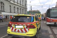 Tramvaj v Olomouci srazila nezletilou dívku: Doprava v ranní špičce kolabovala