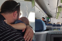 Hrůza na palubě letadla: Prudké klesání a kyslíkové masky! Lidé se loučili s rodinami