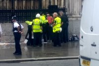 Před britským parlamentem se zkoušel zapálit muž. Policie „nesmírně odvážně“ zasáhla