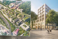 VIZUALIZACE: Smíchov City se začne stavět už letos. Kanceláře budou do roku 2025