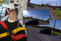 Děsivé video nehody: Motorkář Lukáš přežil jako zázrakem. „Měl jsem ku*va štěstí!“