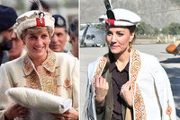 Inspirace u Diany? Kate v Pákistánu „kopíruje“ styl Williamovy maminky!