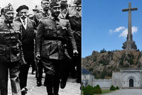 Španělé přesunou ostatky diktátora Franka. Zatím spočíval vedle svých obětí