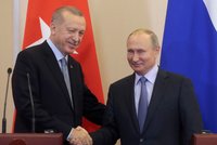 Erdogan jednal s Putinem, Kurdové dostali na odchod z hranic Sýrie dalších 150 hodin