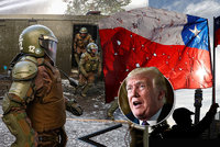 23 mrtvých při bouřích v Chile: Trump viní zahraniční síly, Moskva si rýpla do USA