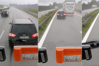 „Zabiju ho!“ Kamioňáka na německé dálnici vybržďoval řidič osobáku