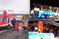 Autobus plný školáků se srazil s náklaďákem: Nejméně 12 mrtvých a mnoho zraněných!