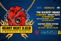 Heart Beat 3.019: Vystoupí The Sickest Squad i DJ Mutante