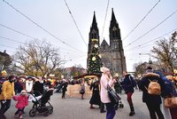 Vinohradští už se ladí na vánoční notu. Jaká je letošní nabídka trhů na náměstí Míru?