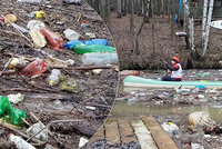 Nechutné závody vodáků: Přehrada Ružín je plná plastového odpadu!