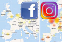 Velký výpadek instagramu a facebooku: Problémy mají miliony lidí v Evropě i USA