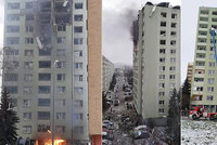 Výbuch plynu v paneláku: Minimálně čtyři mrtví, hrozí kolaps budovy