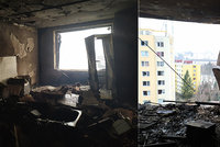 ONLINE: Pohled do paneláku smrti v Prešově: Tady řádily smrtonosné plameny!