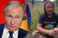 Šaman šel „vymítat démona“ Putina. Znovu skončil ve vězení, „čapli“ ho už cestou do Moskvy
