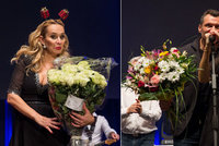 Monika Absolonová v Lucerně: Vášnivá líbačka s manželem přímo na pódiu!