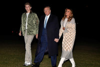 První syn se zase vytáhl! Barron Trump (14) je čahoun, už přerostl i prezidenta