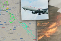 Boeing 767 v ohrožení: Stroji praskla nad Madridem pneumatika, nouzově přistál