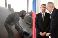 Koronavirus ONLINE: Zeman chce po Babišovi letadlo do Číny plné pomoci z Česka