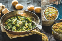 Což takhle dát si špenát? 4 recepty na zelené dobroty: Muffiny, nákyp, špalíčky i těstoviny
