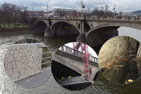 Část Hlávkova mostu je ve špatném stavu: Čeká ho výměna panelů, doprava bude omezená