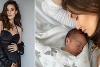 Krásná sestra fotbalisty Schicka porodila! 24 hodin poté se modelka svlékla