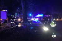 Smrt na silnici: Řidič (†35) u Dobřichovic napálil do stromu, na místě zemřel