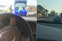 Řidič fotil policisty a pak to zveřejnil: Zadělal si tím na nečekaný problém