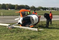 Šokující video: Pád letadla nepřežili dva muži, o chvíli dříve havaroval u Vyškova mladý pilot