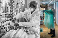 Nákazy se nebála: Známá fotografka fotila v pražské nemocnici pacienty s koronavirem