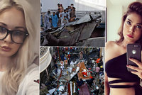 V letadle, které spadlo v Karáčí, byla i slavná modelka: Překvapivé pouto s pašeračkou Terezou