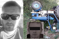 Míra s Vojtou zemřeli při nehodě traktoru na Vsetínsku: Blízcí se modlí za spásu jejich duše