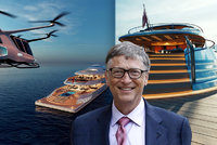 Bill Gates koupil luxusní jachtu za 16 miliard! Kolos o pěti palubách pohání dusík