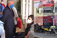 Srážka vlaků s 23 zraněnými: Strojvůdce má podmínku a opět řídí, vinen je i výpravčí