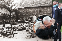 78 let od nacistické hrůzy: Oběti vypálených Lidic si připomněl i Zeman