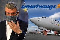 Záchrana Smartwings: Firma dluží 200 milionů letišti. A Havlíček „kouzlí“ s čísly, ukázala ČT