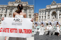 „Zničili jste nám svatbu!“ 15 naštvaných nevěst to vládě řeklo od plic v Římě