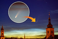 FOTO: Nad Prahou žhnula kometa. Jak složité bylo vyfotit ji?