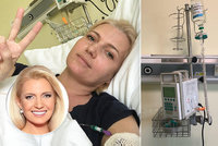 Blonďatá hvězda zpravodajství bojující s rakovinou: Poslední infuze a hurá domů!