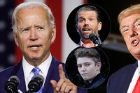 Trumpův syn se rozzuřil, jeho tátu válcuje Biden. A známý rapper skutečně podal přihlášku